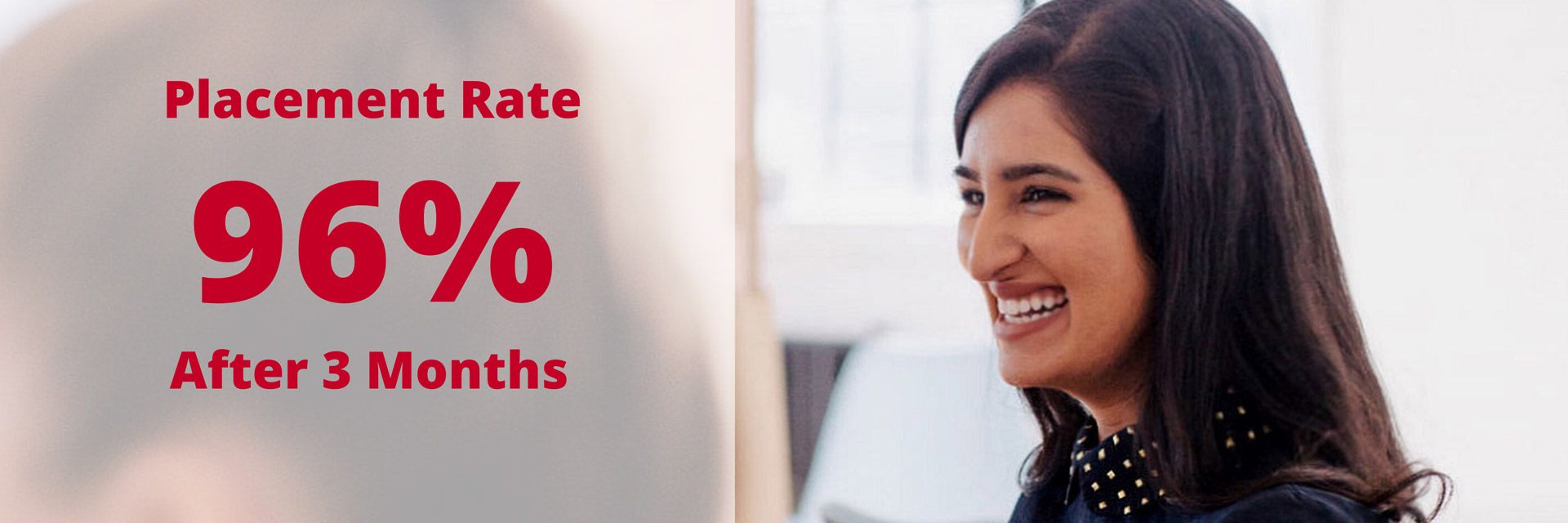 Placement rate is more than 96%